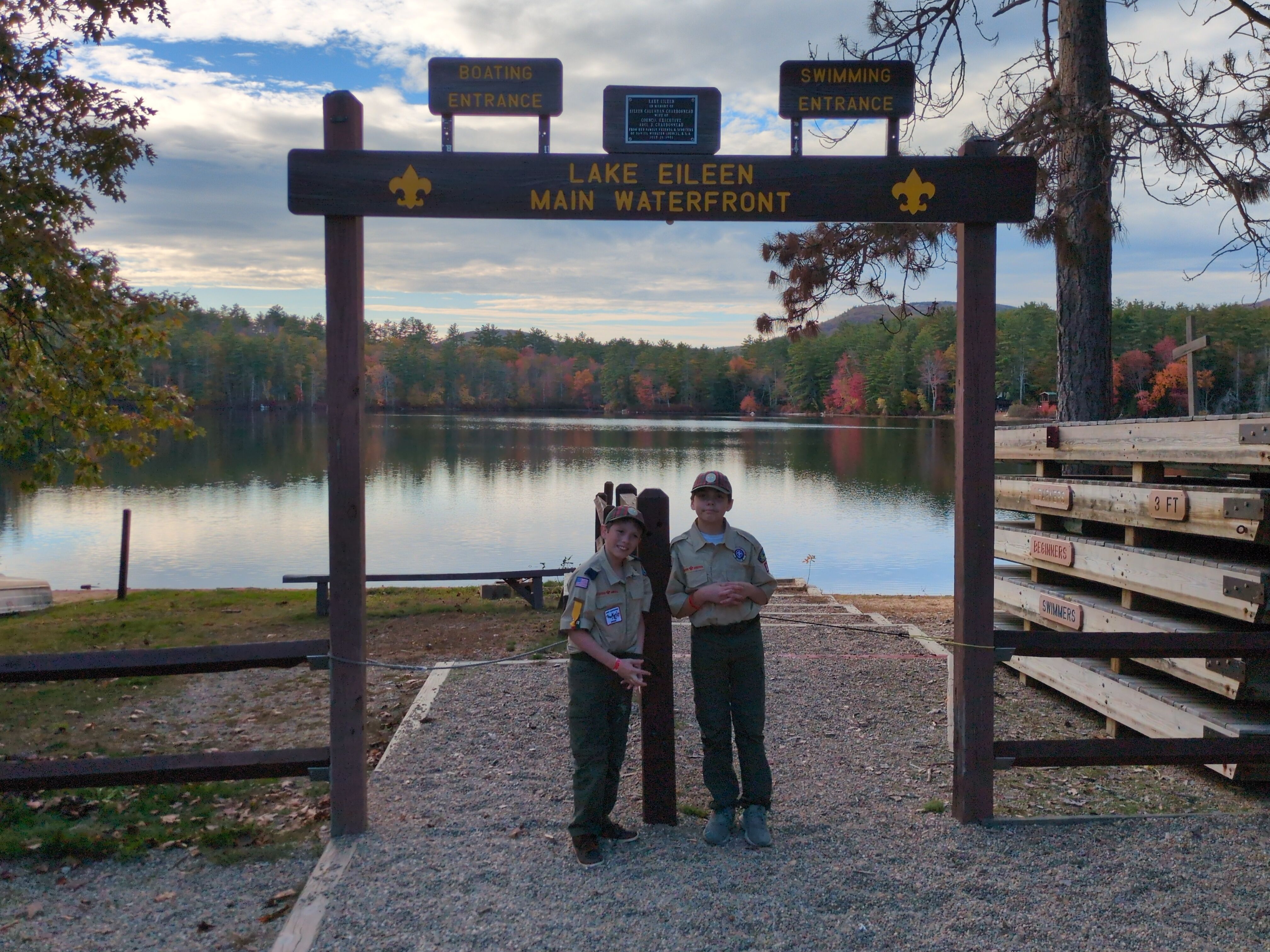 Pack 168 Cub Scouts on the move