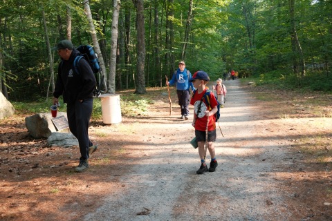 Pack 168 Cub Scouts on the move